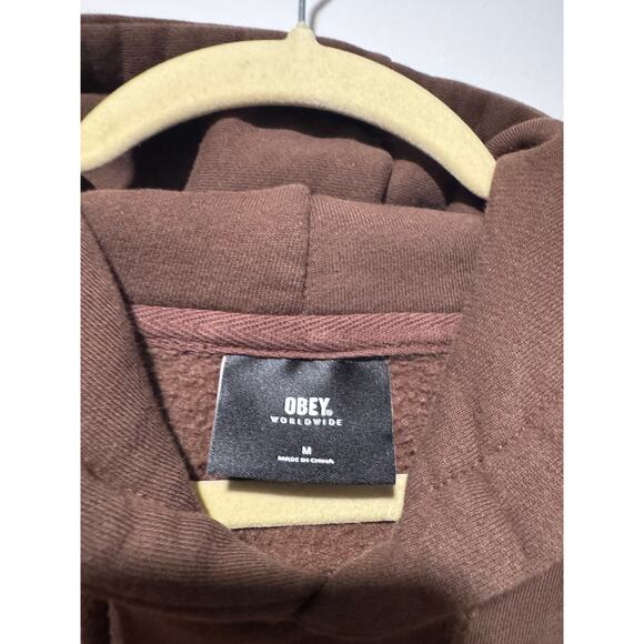 Obey Icon Brown Hoodie - Picture 3 of 4